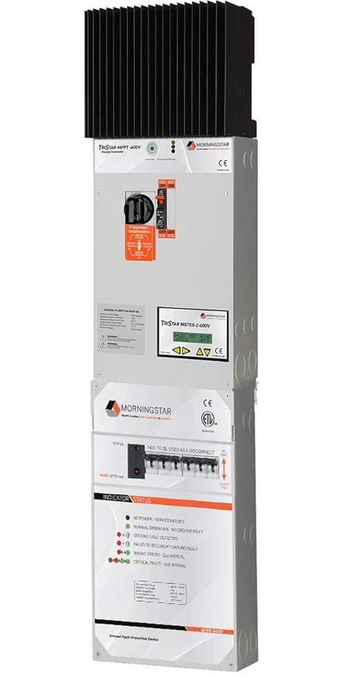 TriStar MPPT 60A ソーラー充電コントローラー Amazon.co.jp: Morningstar - Tristar MPPT 600V 60A MPPT
